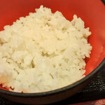 会津ラーメン 和 - 少々ライスにしてもらいました