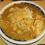 らーめん大 - 煮干しラーメン  細麺  野菜少なめ  ニンニク  脂多め