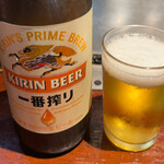 広島風お好み焼 もみじ屋 - もみじ屋(瓶ビールキリン)