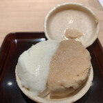 匠 進吾 - 塩ときな粉のアイス最中。