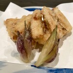 Wain To Nihonshu Izakaya Hana - 煮穴子のフリット 花山椒 ゴボウのペースト