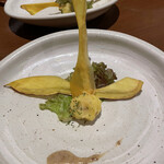 Koshitsu Izakaya Kaguya - シルクスイートのポテトサラダ。