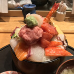 Sushi Sada - すし定(東京都千代田区内神田)ちらし大盛り 1,400円