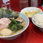 武蔵家 - 上ラーメン＋キャベチャー＋ライス大