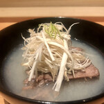 肉屋 田中 - タンと松茸のシチュー風