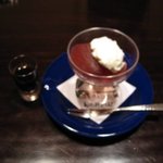 茶房 天井棧敷 - デザート(りんごコンポート)