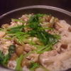 酒家 魚肉菜 虹晴れ - 鳥とキノコの釜めし
