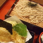 本手打　鯛屋 - 天ざるそばです。