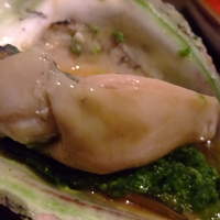 酒家 魚肉菜 虹晴れ - プリップリの牡蠣、身。
