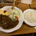 コーヒーのアポロ - ハンバーグカレー