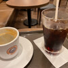 ST-MARC CAFE - オーダーした、アイスコーヒーとホットコーヒー