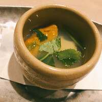 赤坂 鮨 ふくなが - いちご煮　鮑柔らか