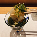 鮓 きずな - イカそうめんアップ