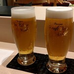 鮨 さわ田 - 生ビール