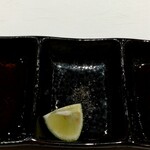 鮨 さわ田 - 醤油・焼竹塩・ポン酢
