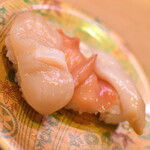 回転寿司 みさき - 貝三貫盛（３７４円）２０２２年９月