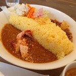 カレーの店 URA ぼなっ - 合いがけデルタカレー2