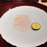 すし 良月 - あわびの貝柱