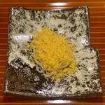 料理屋そうびき - カラスミ麺 全粒麺
      （鮎の出汁 イタリアサルディーア島カラスミ