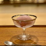 料理屋そうびき - ピオーネのソルベ