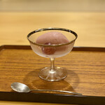 料理屋そうびき - ピオーネのソルベ