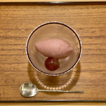 料理屋そうびき - ピオーネのソルベ