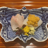 料理屋そうびき - おこう ヤリイカ アカウニ