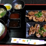 居酒屋食堂 とりあえず…やましげ - 豚タンハラミ定食