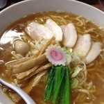 銀座 朧月 - 中華そば 大盛近写