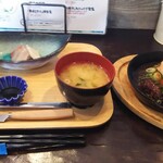 うみからそらへ - 和牛ハンバーグ定食  1300円