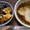 ニューふくすけ - ラーメンセット・からあげ丼￥890。