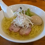 Torisoba kibi - 鶏そば 味付玉子追加