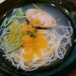 創作和食 順 - 蛤ソーメンにカラスミ