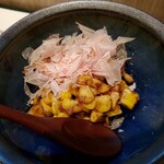 創作和食 順 - 枕崎産鰹極薄削り節と自家製発酵バターコーン