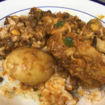 カリーライス専門店エチオピア - 最後はカリーを全部ライスに投入