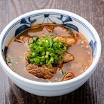 Stewed beef tendon with red miso