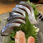 旬酔基じ - 自家製〆鯖♬