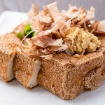 Deep-fried tofu with lots of homemade seasonings