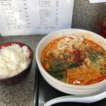 担々麺 たかはし - 白胡麻辛め＆ライス（22.9）