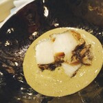 くりや - アワビのきもソース