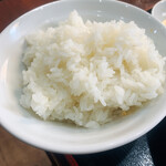 中国料理 峨嵋山 - おかわりの白飯