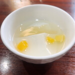 中国料理 峨嵋山 - デザートの杏仁豆腐