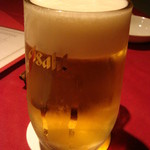 ヌーベルシノワ一品香 - まずはビールでしょう