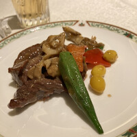 中国料理 桃花林 - 牛ヒレの黒胡椒炒め