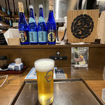 日本酒Bar角打ち - 生ビールが美味い