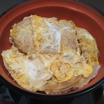 Nadai Fujisoba - カツ丼セット790円 揚玉100円