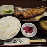 旬菜炭焼 玉河 - 焼魚定食・さば