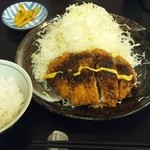 とんかつひがさ - お昼の定食　ロース