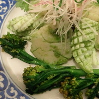 赤坂璃宮 銀座店 - 帆立といかの花椒「麻」ソース。じ＾＾＾＾んっと来るぜよ！