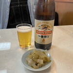 大弘軒 - 瓶ビール＆ザーサイ